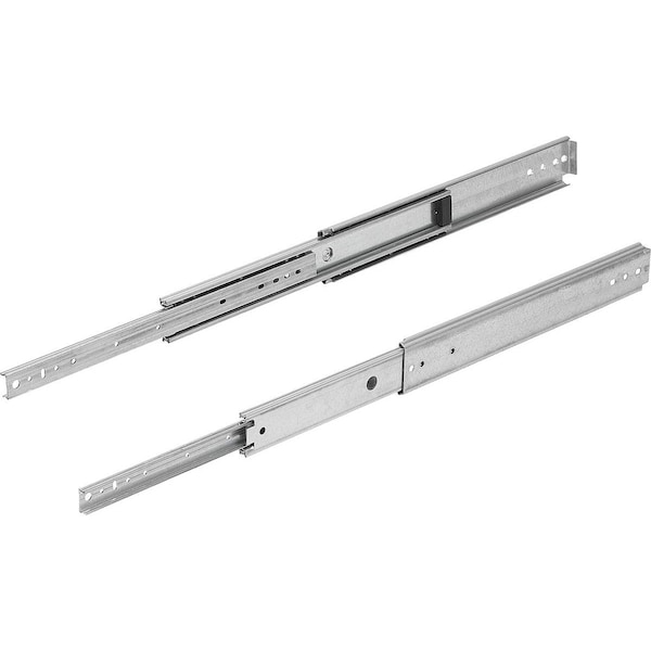 Telescopic Rail L=660 19X76, Full Extension S=660, Fp=136, Steel Zinc Plated, Side Mount, 1 Pr